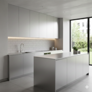 Jasa Pembuatan & Pasang Kitchen Set Aluminium Cikampek Termurah