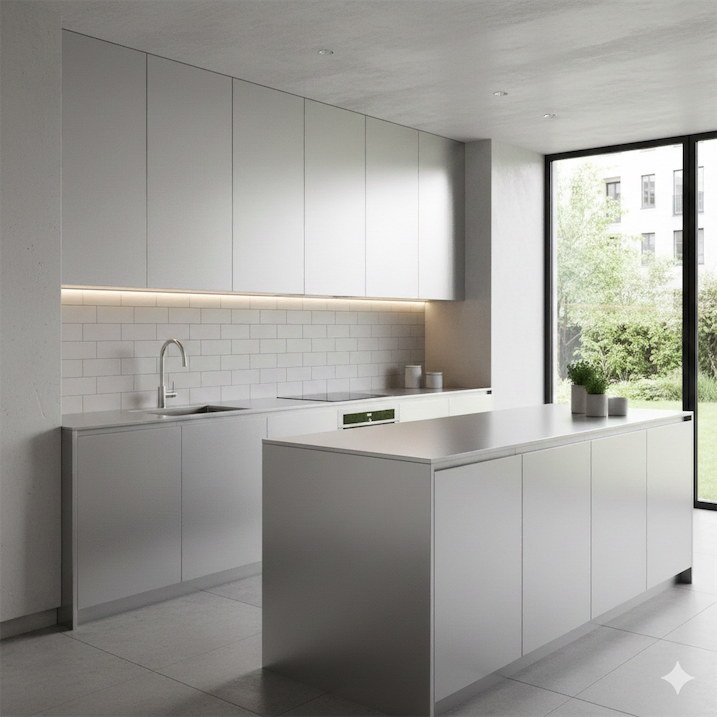 Jasa Pembuatan & Pasang Kitchen Set Aluminium Cikampek Termurah